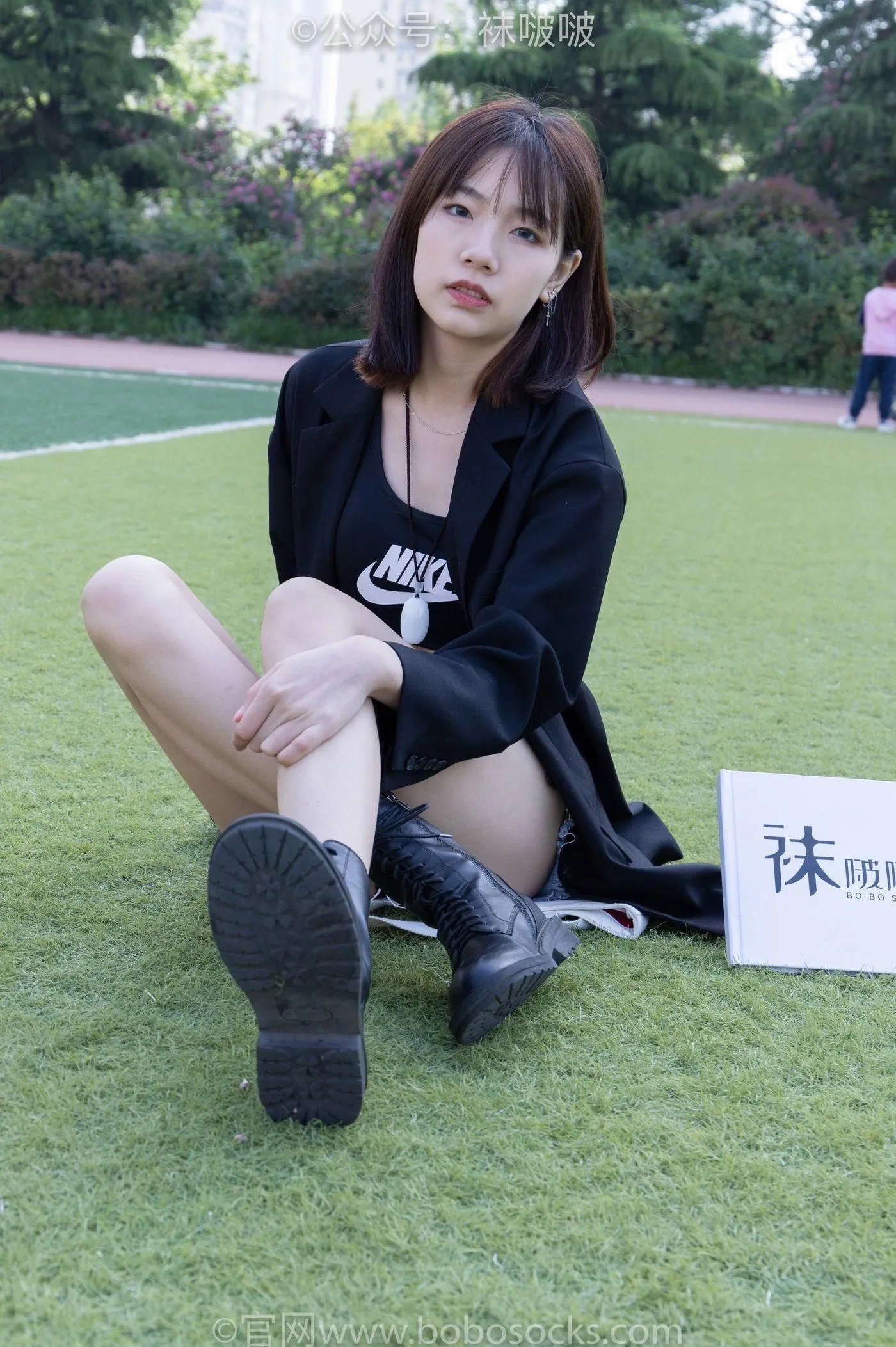 [BoBoSocks袜啵啵]NO.010 小甜豆-马丁靴、白色短棉袜、裸足 [117P]插图6
